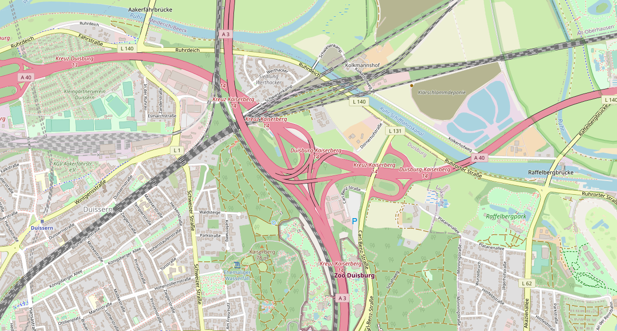 Umbau des Autobahnkreuzes Kaiserberg - Buteo Landschaftsökologen